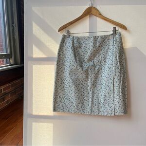 Mini Tennis Blue Floral Floral Wrap Skirt